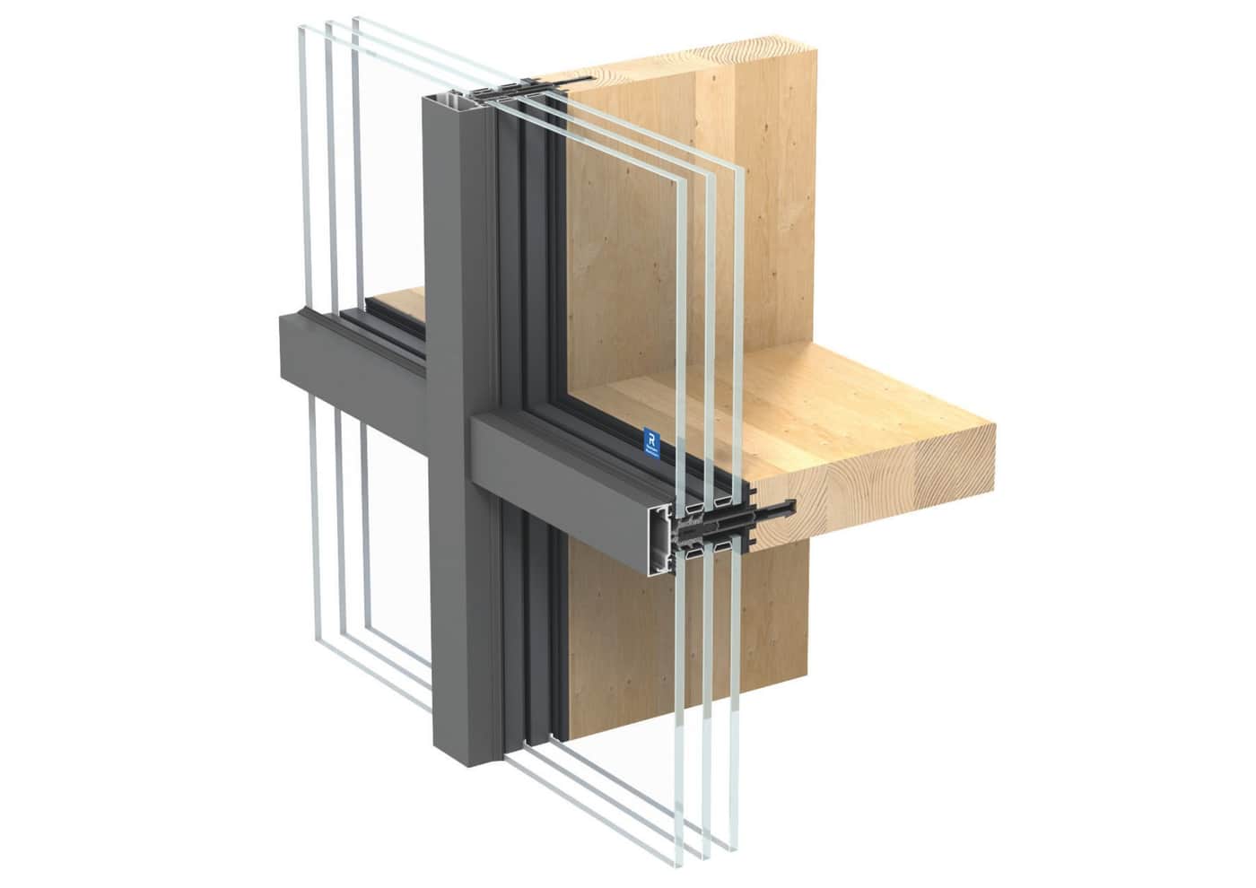TimberWall 50 from Reynaers Aluminum France Stand H4 - C046