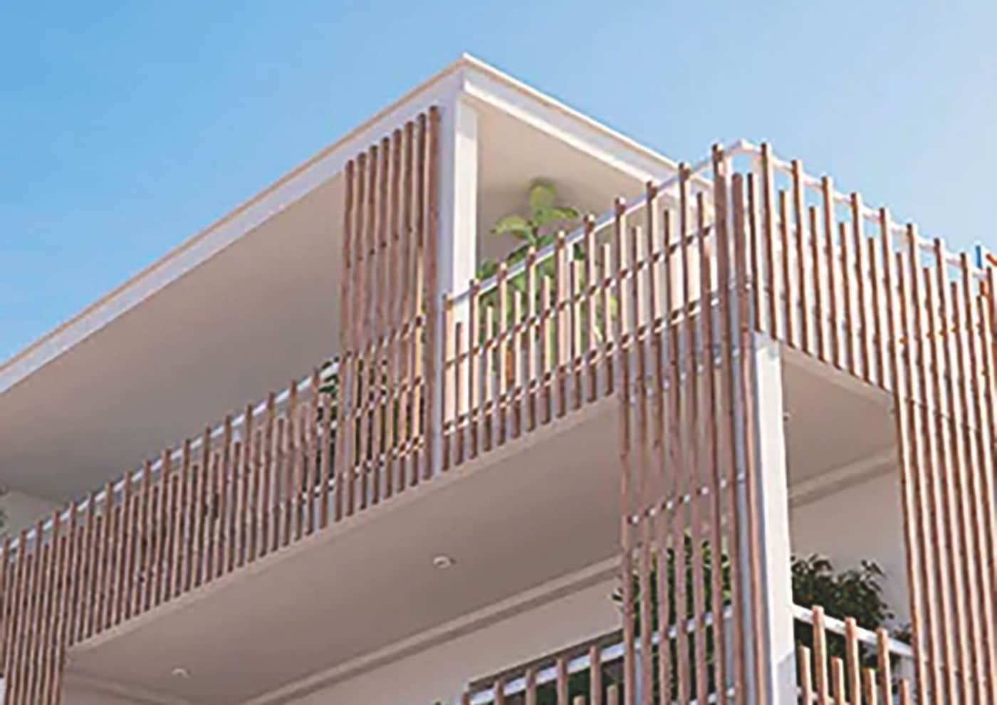Les garde-corps et claustras bois & aluminium de Bugal Stand H6 - D32